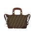 Fendi Zucca 2 Way Shoulder Bag, back view